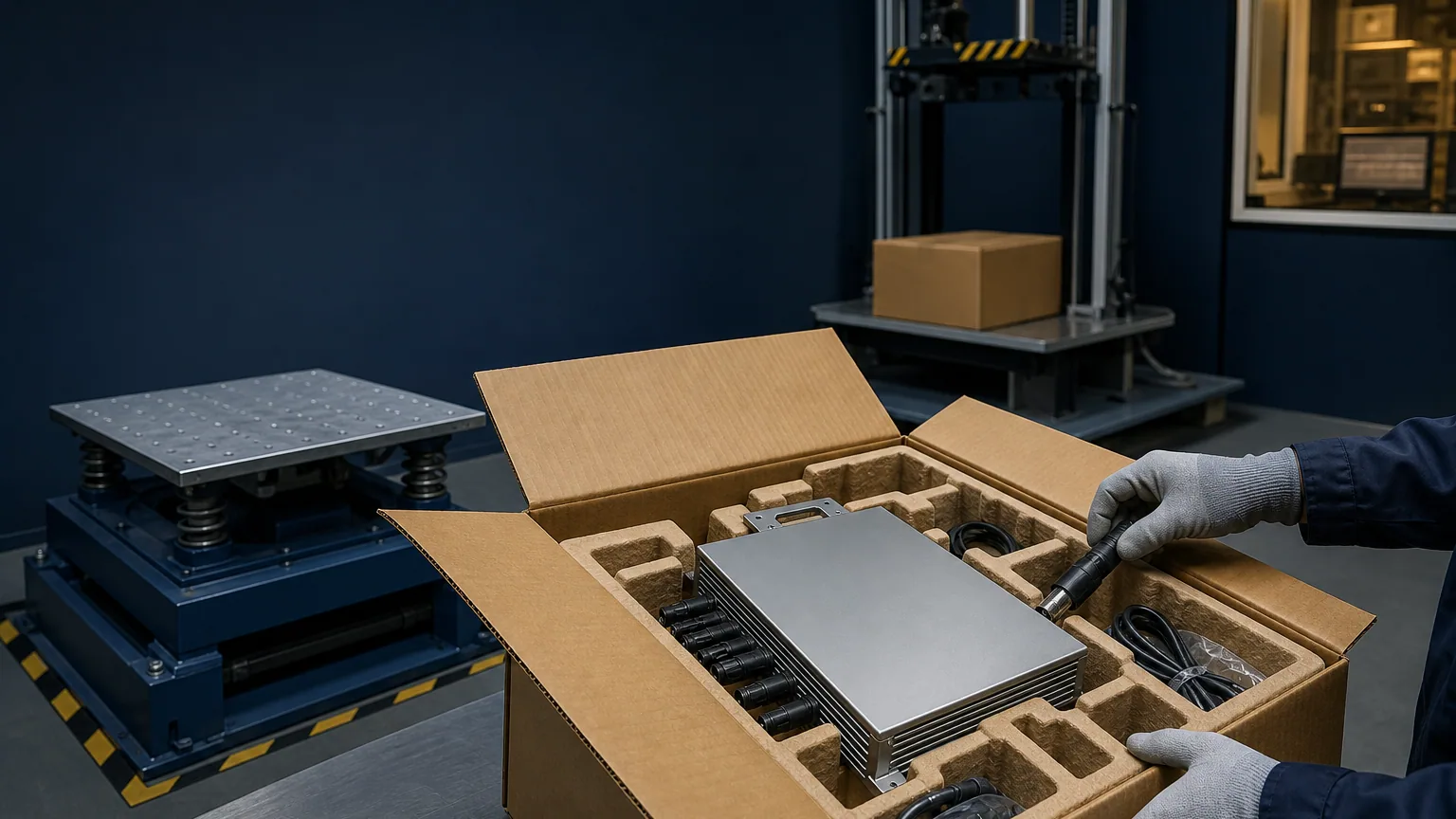 OEM Microinverter Export Packaging: Drop, Vibration and Carton Qualification