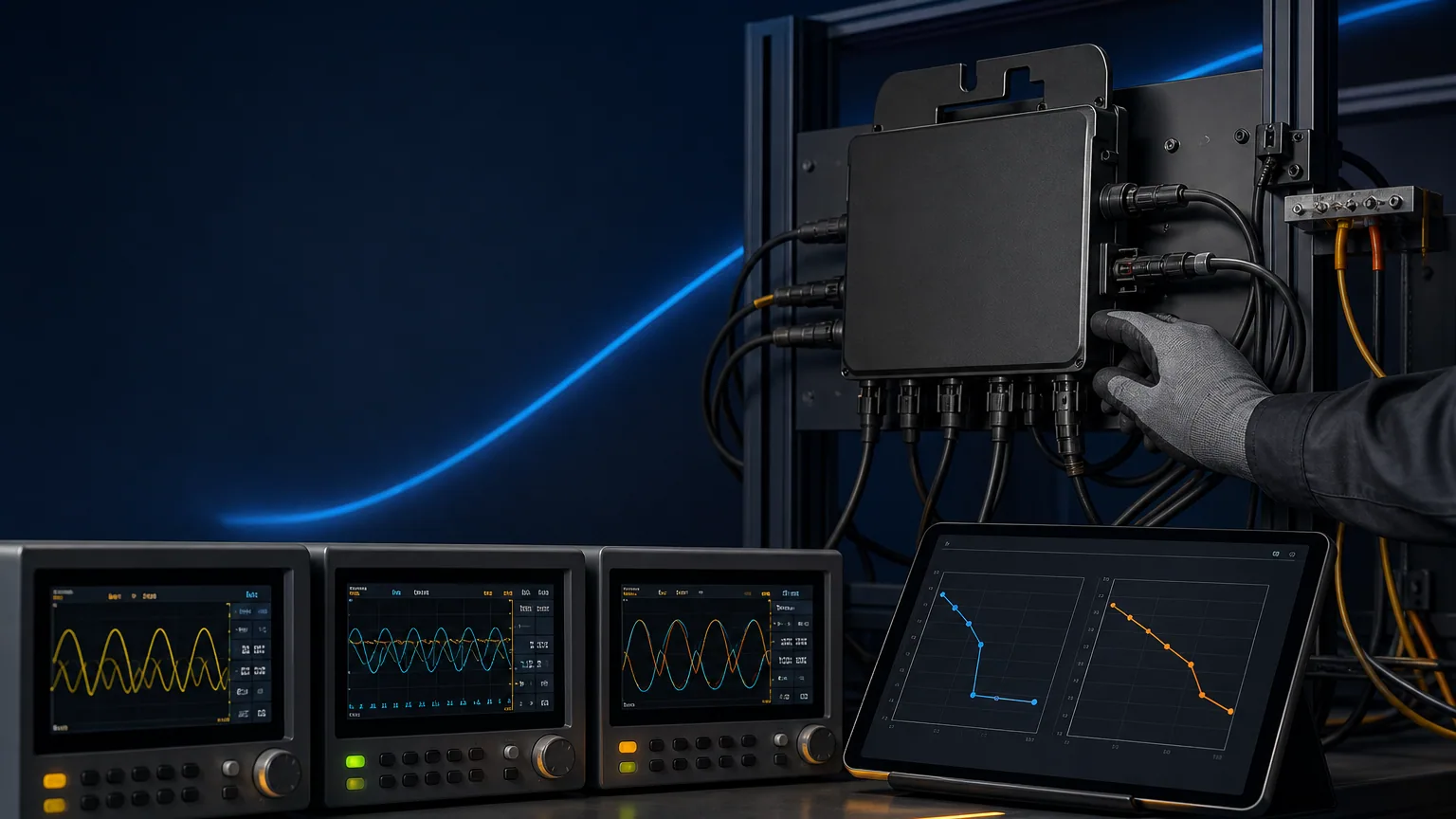 Volt-VAR and Volt-Watt Settings: A Microinverter Commissioning Record